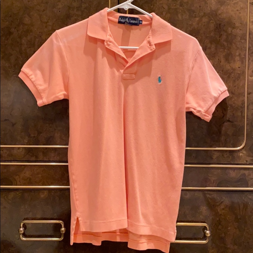 Women’s pink Ralph Lauren polo